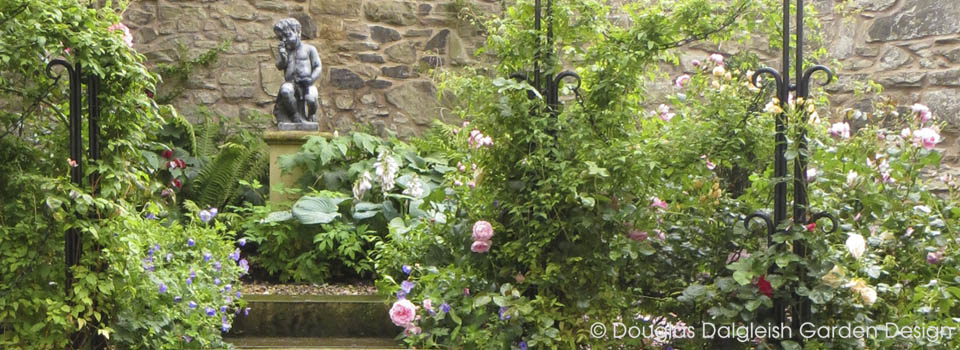 fragrant Edinburgh New Town garden